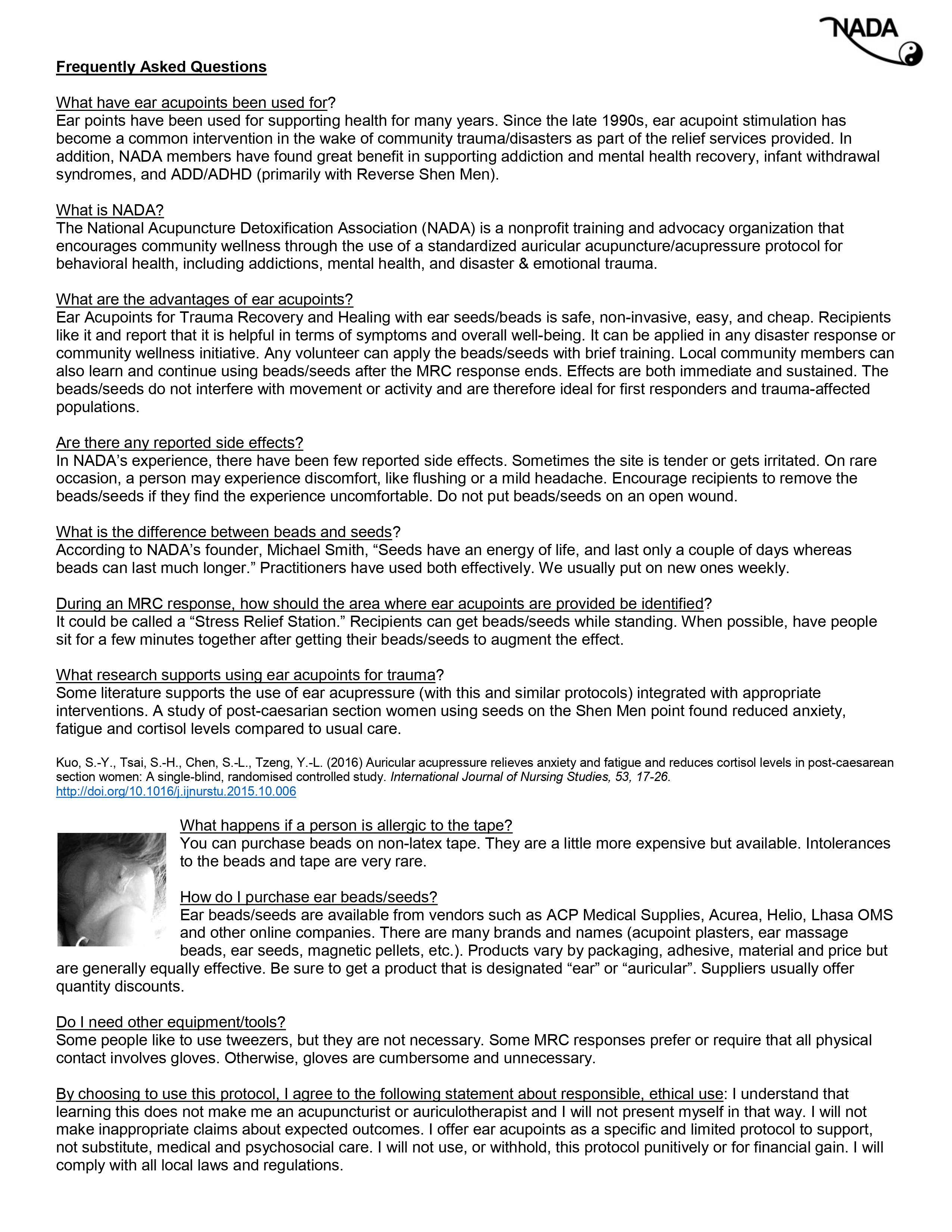 Ear Seeds Resources Manchester Acupuncture Studio